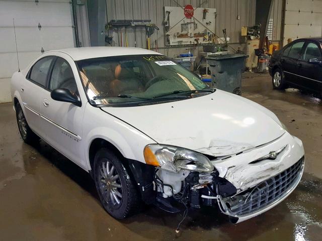 1C3EL56U91N728705 - 2001 CHRYSLER SEBRING LX WHITE photo 1