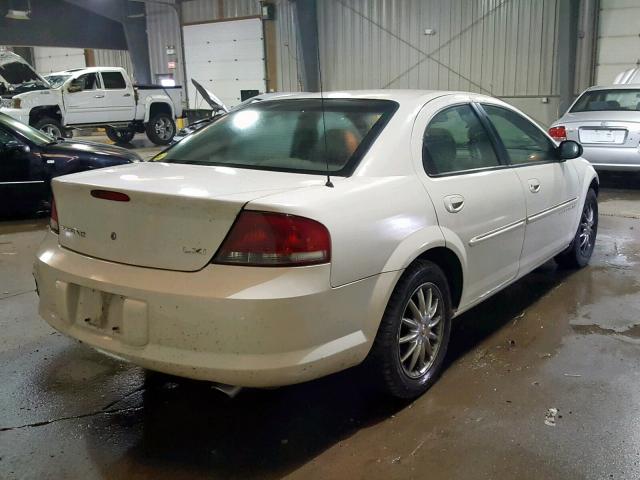 1C3EL56U91N728705 - 2001 CHRYSLER SEBRING LX WHITE photo 4