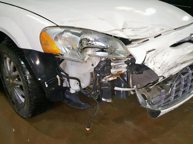 1C3EL56U91N728705 - 2001 CHRYSLER SEBRING LX WHITE photo 9