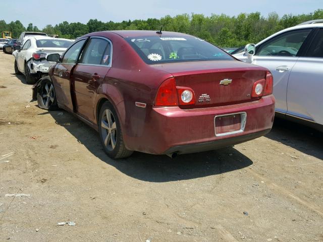 1G1ZJ57B79F232493 - 2009 CHEVROLET MALIBU 2LT RED photo 3