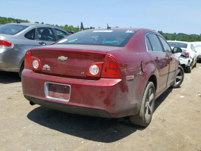 1G1ZJ57B79F232493 - 2009 CHEVROLET MALIBU 2LT RED photo 4