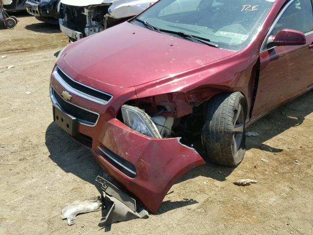 1G1ZJ57B79F232493 - 2009 CHEVROLET MALIBU 2LT RED photo 9