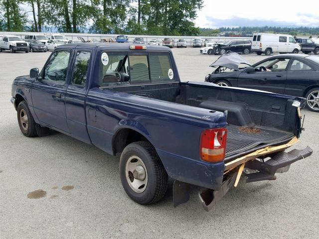 1FTCR14A2TPA81364 - 1996 FORD RANGER SUP BLUE photo 3