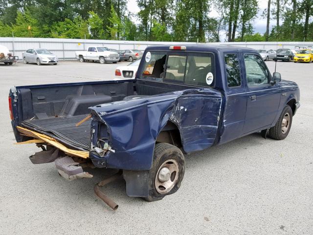 1FTCR14A2TPA81364 - 1996 FORD RANGER SUP BLUE photo 4