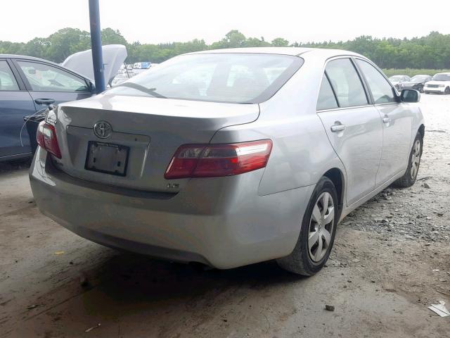 4T1BE46K07U678854 - 2007 TOYOTA CAMRY NEW SILVER photo 4