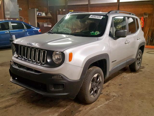ZACCJBAB2JPH27562 - 2018 JEEP RENEGADE S 银色 照片 2