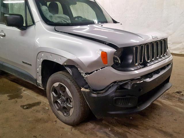 ZACCJBAB2JPH27562 - 2018 JEEP RENEGADE S 银色 照片 9