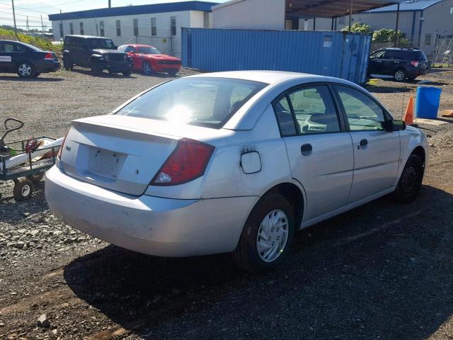 1G8AG52F84Z161481 - 2004 SATURN ION LEVEL SILVER photo 4