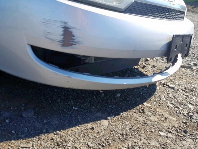 1G8AG52F84Z161481 - 2004 SATURN ION LEVEL SILVER photo 9