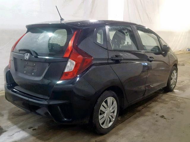 3HGGK5G53FM713232 - 2015 HONDA FIT LX BLACK photo 4