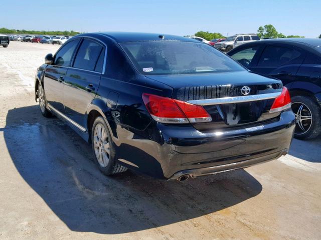 4T1BK3DB3CU447298 - 2012 TOYOTA AVALON BAS BLACK photo 3