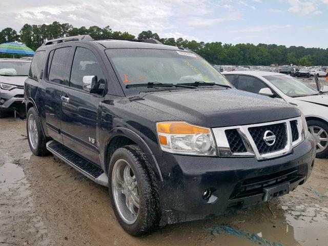 5N1AA08D98N604181 - 2008 NISSAN ARMADA SE BLACK photo 1