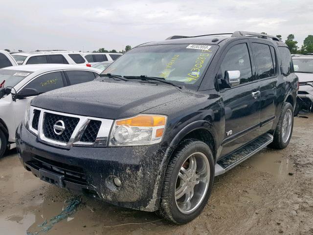 5N1AA08D98N604181 - 2008 NISSAN ARMADA SE BLACK photo 2