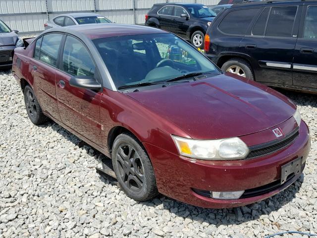1G8AL52F93Z113482 - 2003 SATURN ION LEVEL MAROON photo 1