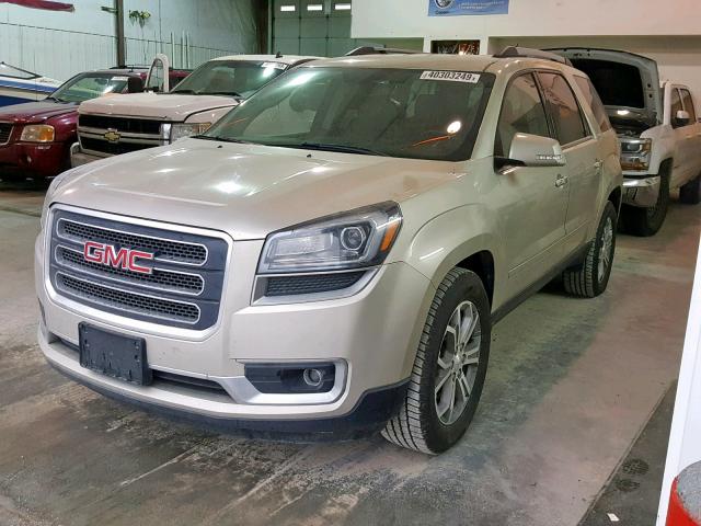 1GKKVRKD1FJ122730 - 2015 GMC ACADIA SLT თაფლისფერი ფოტო 2