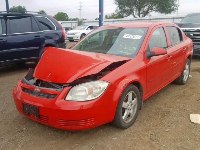 1G1AF5F51A7144662 - 2010 CHEVROLET COBALT 2LT RED photo 2