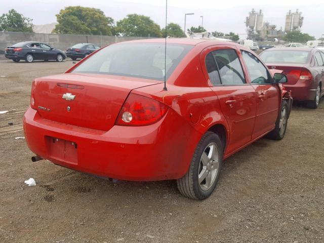 1G1AF5F51A7144662 - 2010 CHEVROLET COBALT 2LT RED photo 4