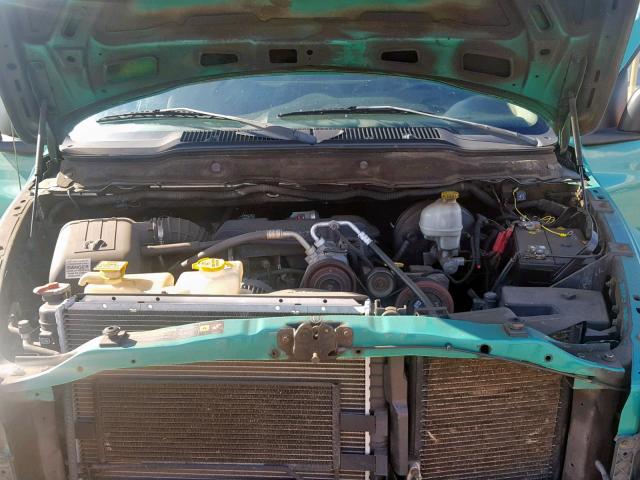 3D6WR26D65G799821 - 2005 DODGE RAM 2500 S GREEN photo 7