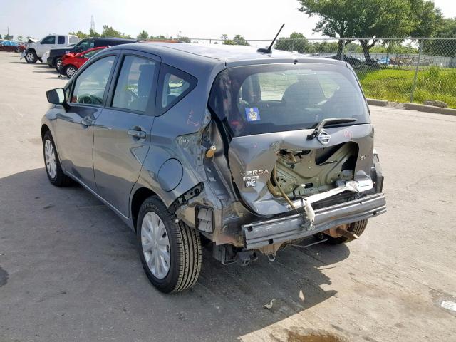 3N1CE2CP0GL369914 - 2016 NISSAN VERSA NOTE GRAY photo 3