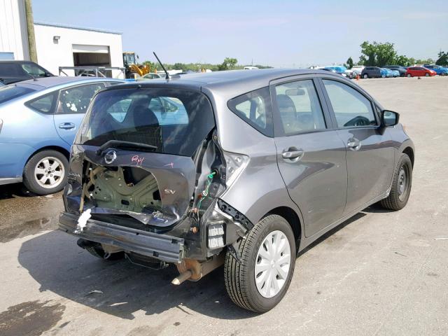 3N1CE2CP0GL369914 - 2016 NISSAN VERSA NOTE GRAY photo 4