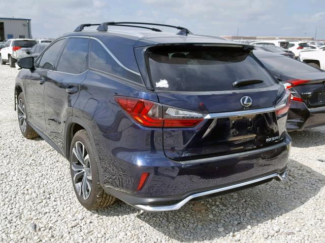 JTJGZKCA1J2005926 - 2018 LEXUS RX 350 L BLUE photo 3