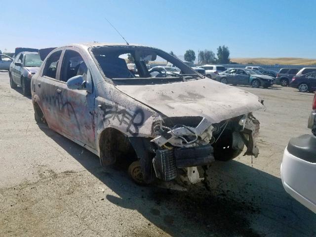 KL1TD56676B651866 - 2006 CHEVROLET AVEO BASE თეთრი ფოტო 1