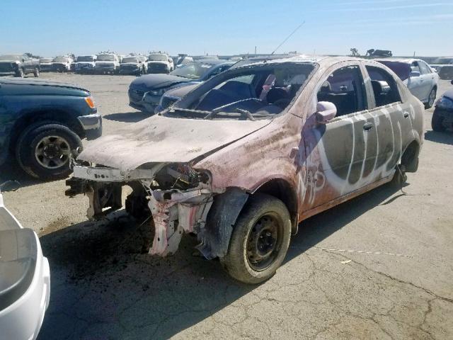 KL1TD56676B651866 - 2006 CHEVROLET AVEO BASE თეთრი ფოტო 2