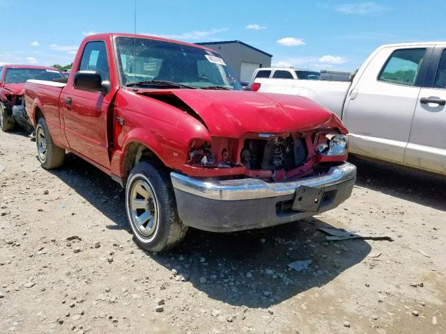 1FTYR10D94PA40933 - 2004 FORD RANGER RED photo 1