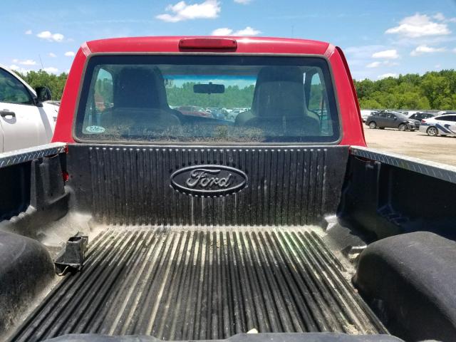 1FTYR10D94PA40933 - 2004 FORD RANGER RED photo 6
