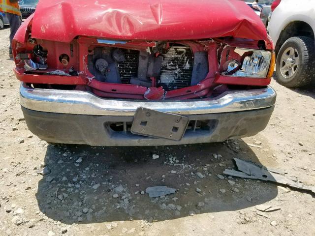 1FTYR10D94PA40933 - 2004 FORD RANGER RED photo 9