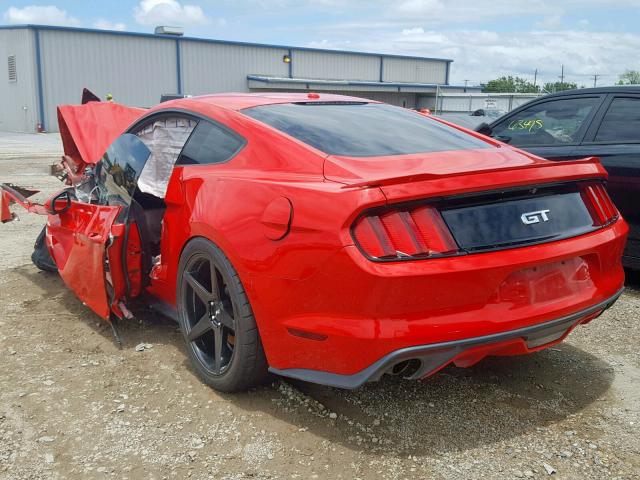 1FA6P8CF0G5284060 - 2016 FORD MUSTANG GT RED photo 3