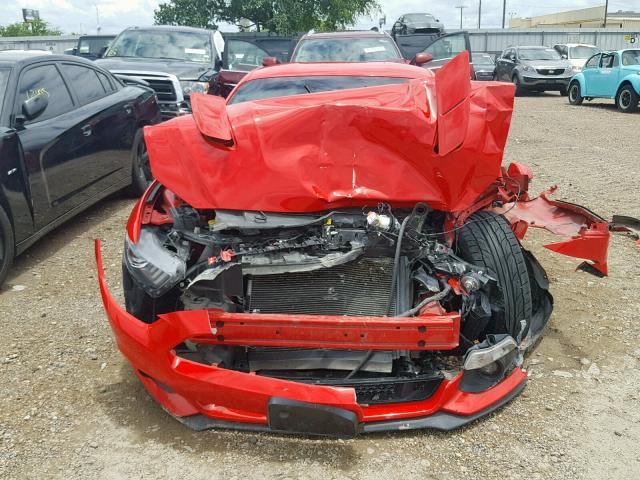 1FA6P8CF0G5284060 - 2016 FORD MUSTANG GT RED photo 7