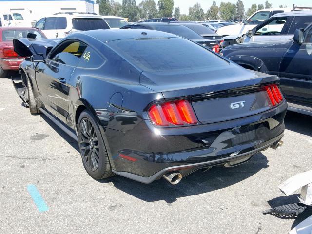 1FA6P8CF4H5323590 - 2017 FORD MUSTANG GT BLACK photo 3