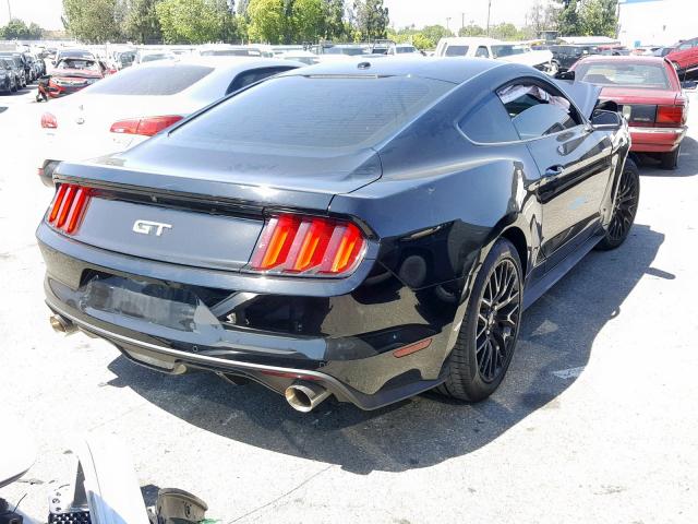 1FA6P8CF4H5323590 - 2017 FORD MUSTANG GT BLACK photo 4