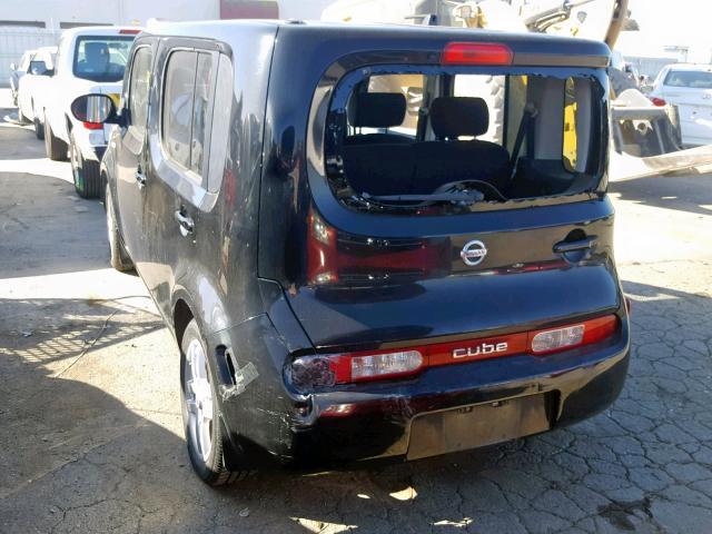 JN8AZ28R79T123206 - 2009 NISSAN CUBE BASE BLACK photo 3