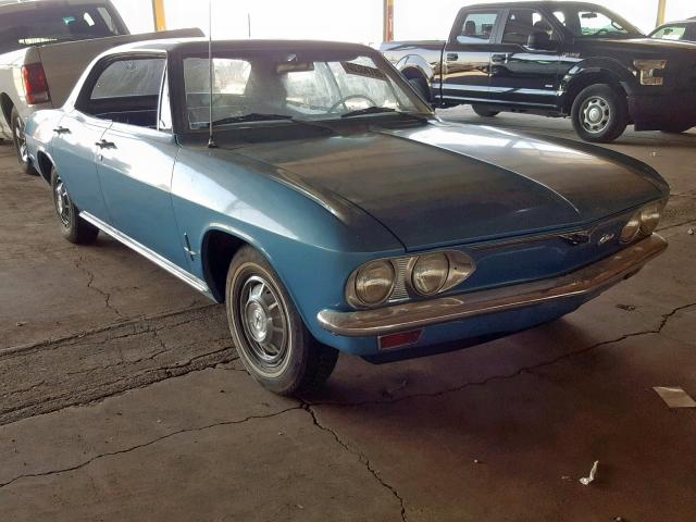 105396W122965 - 1966 CHEVROLET CORVAIR BLUE photo 1