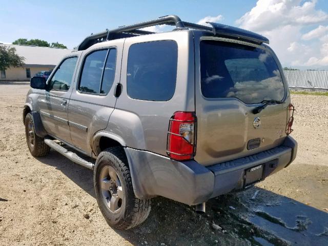 5N1ED28Y23C658529 - 2003 NISSAN XTERRA XE BROWN photo 3