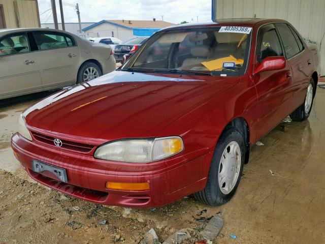 4T1GK13E4SU086037 - 1995 TOYOTA CAMRY XLE RED photo 2