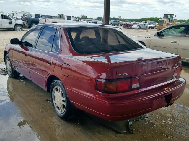 4T1GK13E4SU086037 - 1995 TOYOTA CAMRY XLE RED photo 3