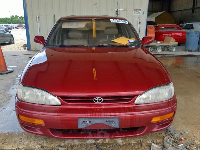 4T1GK13E4SU086037 - 1995 TOYOTA CAMRY XLE RED photo 9