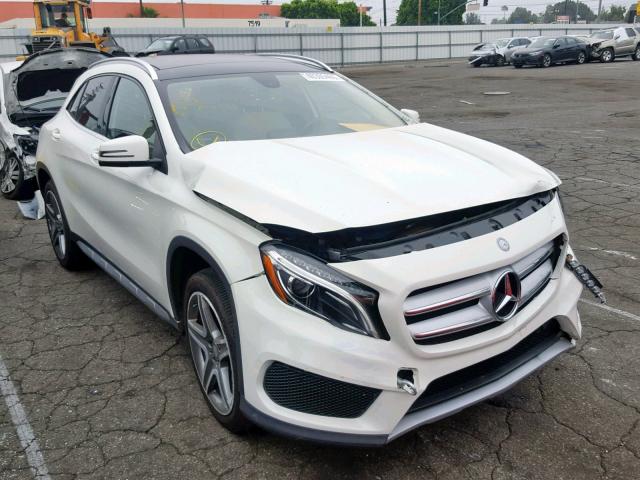 WDCTG4GB4FJ039114 - 2015 MERCEDES-BENZ GLA 250 4M WHITE photo 1