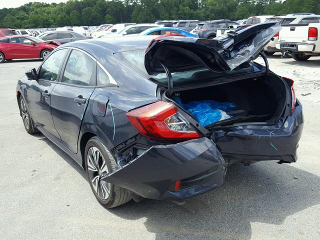 19XFC1F70HE012387 - 2017 HONDA CIVIC EXL 蓝色 照片 3