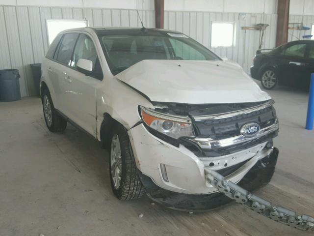 2FMDK3JC8DBA58038 - 2013 FORD EDGE SEL YELLOW photo 1