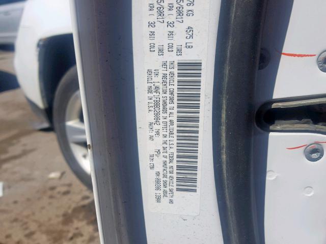 1J4NF1FB8BD280842 - 2011 JEEP COMPASS SP Ақ фото 10