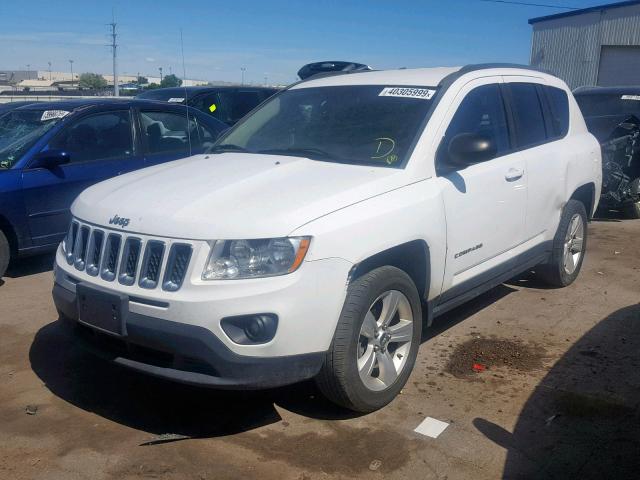 1J4NF1FB8BD280842 - 2011 JEEP COMPASS SP Ақ фото 2