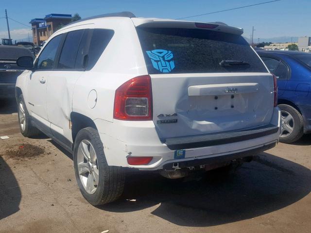 1J4NF1FB8BD280842 - 2011 JEEP COMPASS SP Ақ фото 3