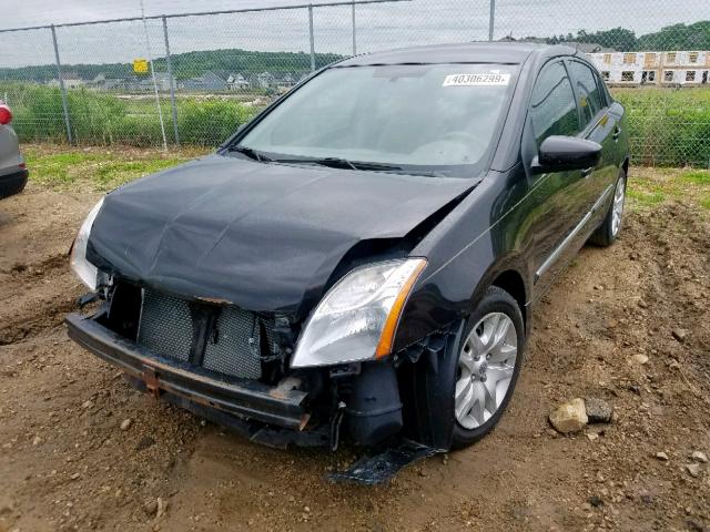 3N1AB6APXBL725515 - 2011 NISSAN SENTRA 2.0 BLACK photo 2