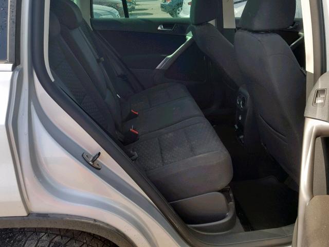 WVGBV7AX0AW508199 - 2010 VOLKSWAGEN TIGUAN SE SILVER photo 6