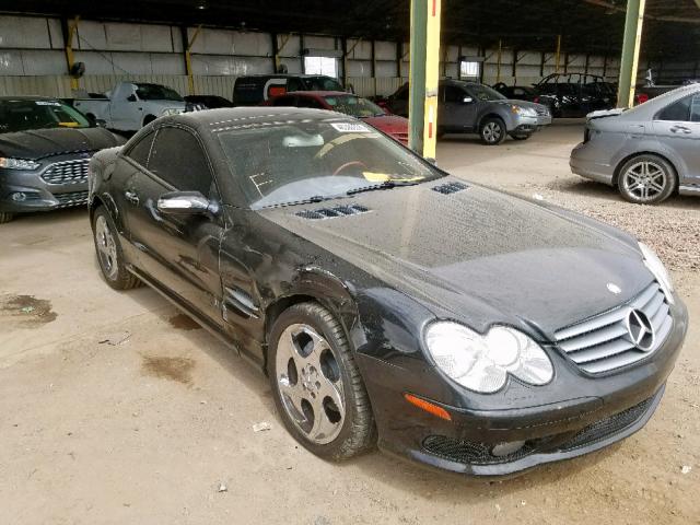 WDBSK75F45F102008 - 2005 MERCEDES-BENZ SL 500 BLACK photo 1