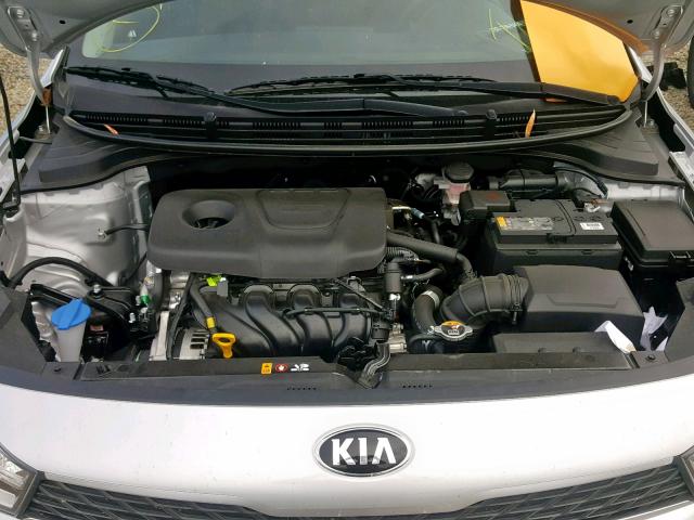 3KPA24AB1JE080519 - 2018 KIA RIO LX SILVER photo 7